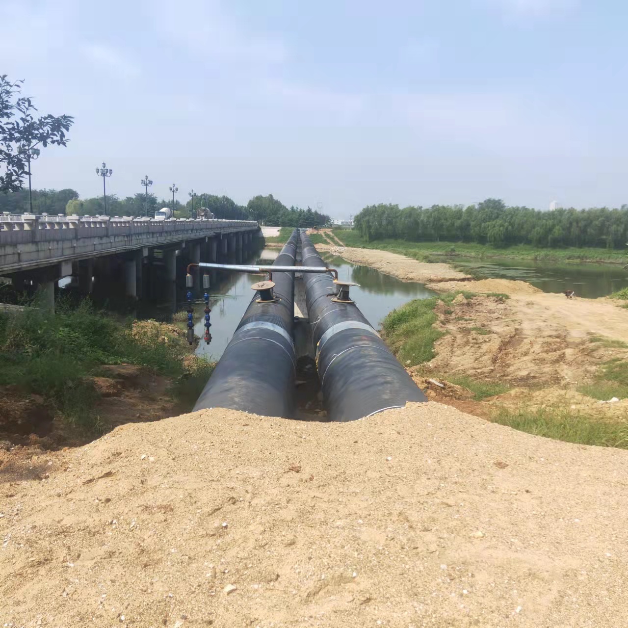 永定输油管道清洗